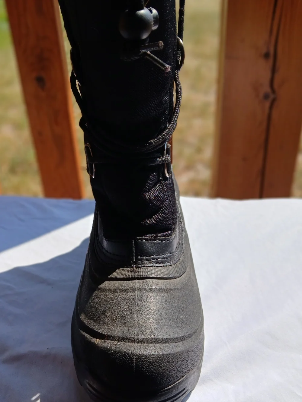 Men's Black Winter Lace-Up Boots